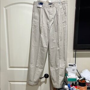 Basic Editions Men's Light Gray Chinos